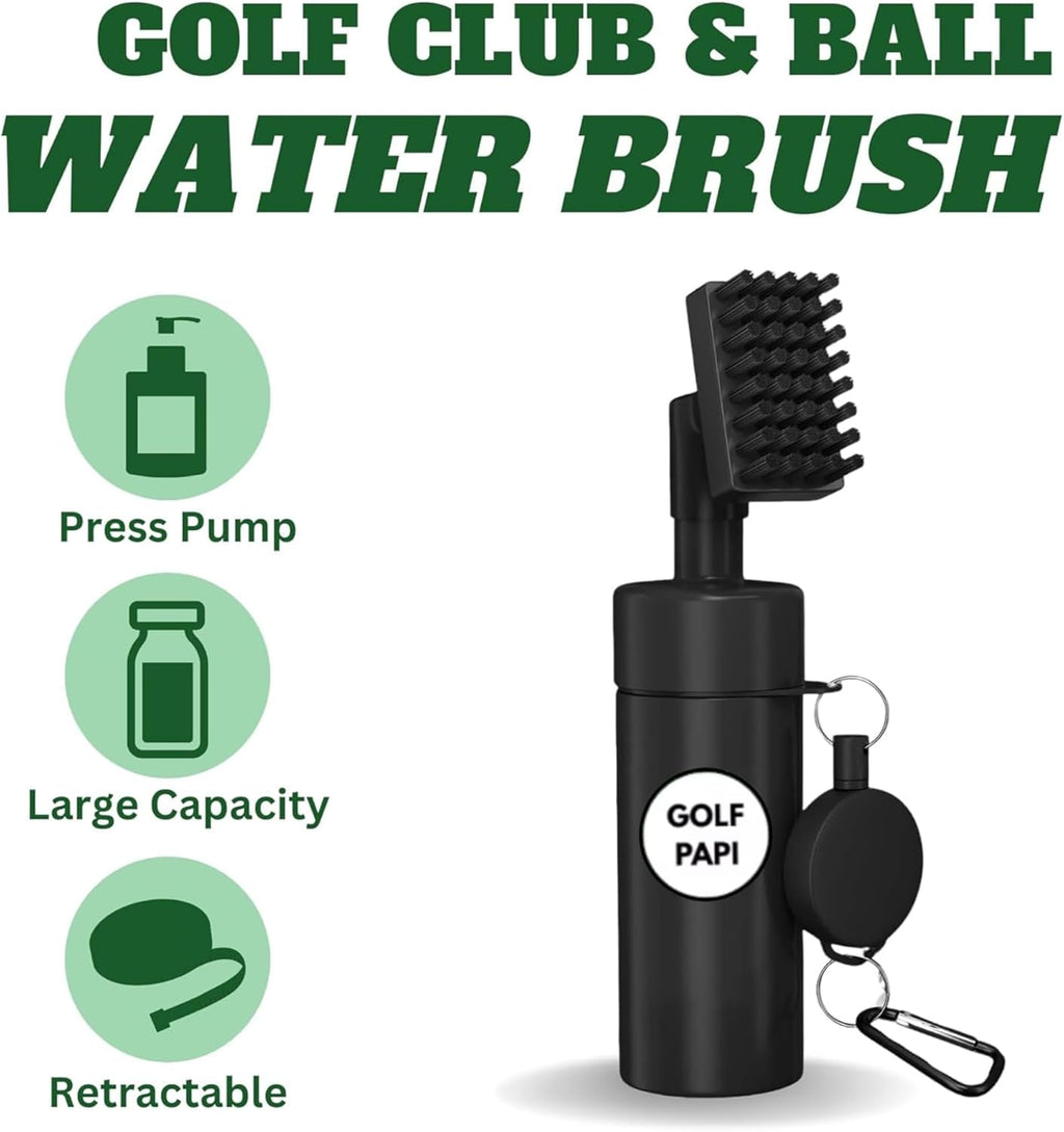 Golf Club Cleaner Brush Kit – Black