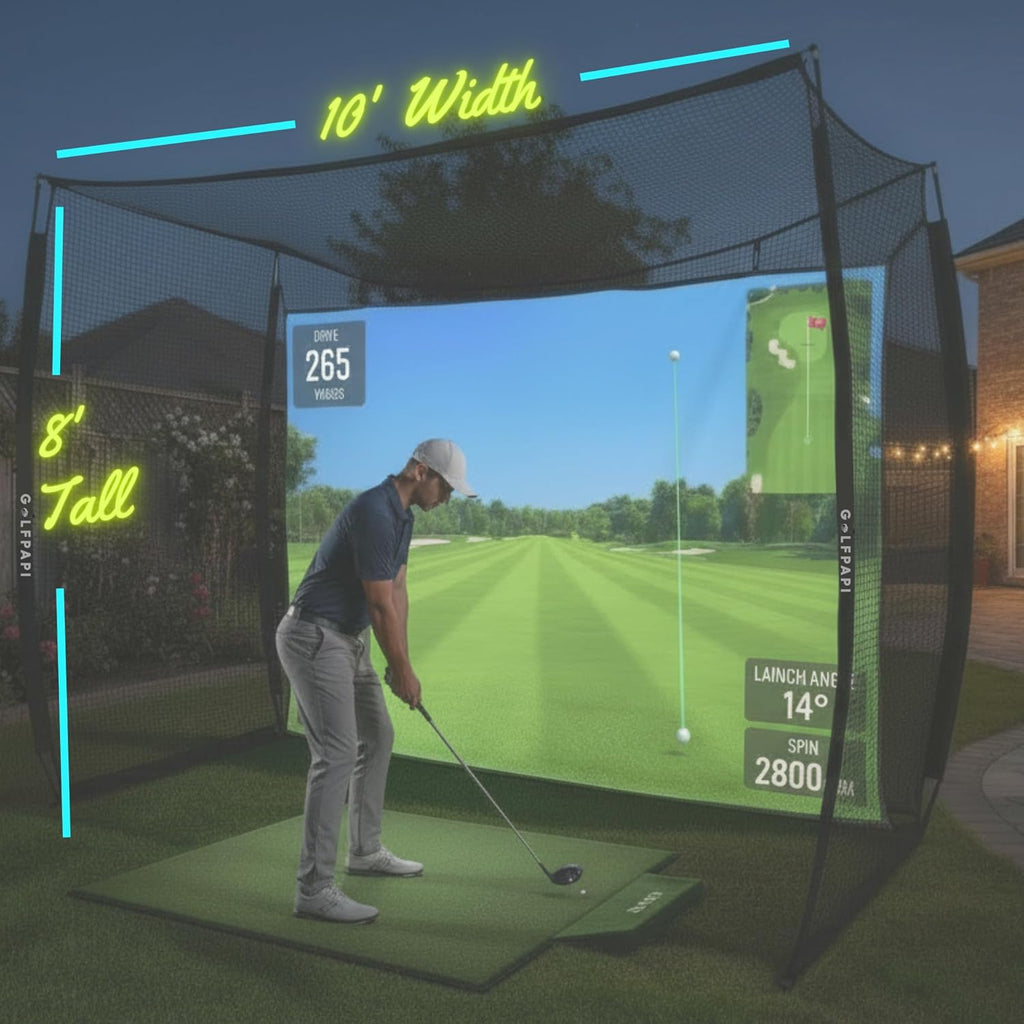 Mobile Simulator Net – 10ft with Impact Screen