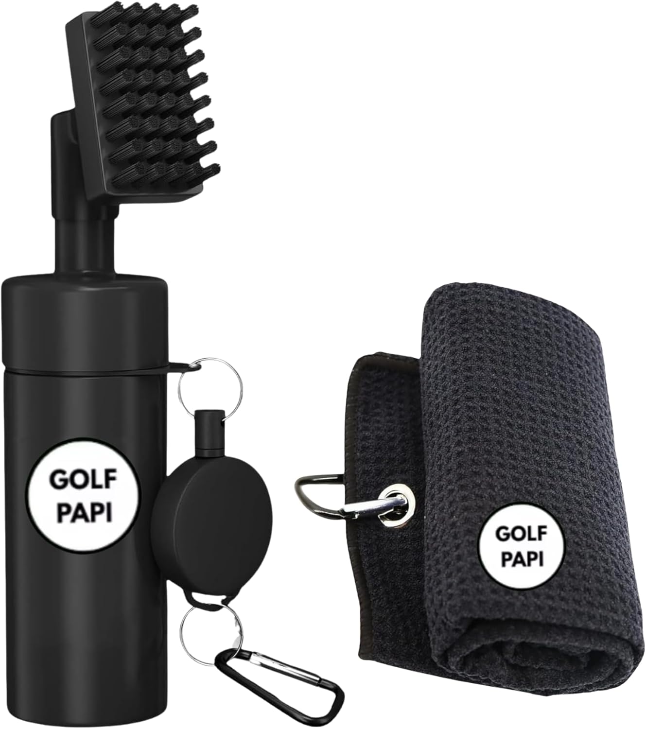 Golf Club Cleaner Brush Kit – Black