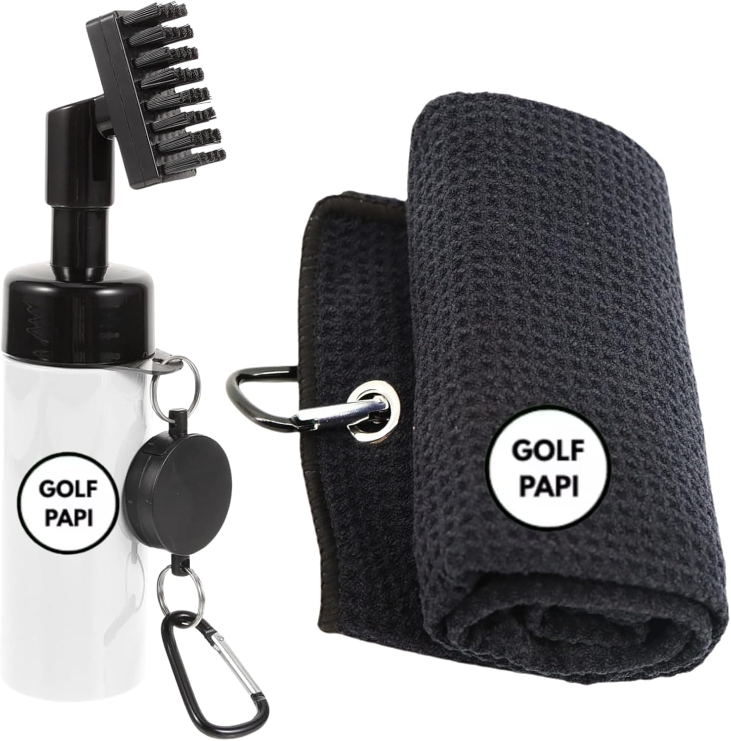 Golf Club Cleaner Brush Kit – White