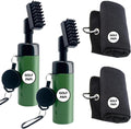 Golf Club Cleaner Brush Kit – Green – 2 Pack