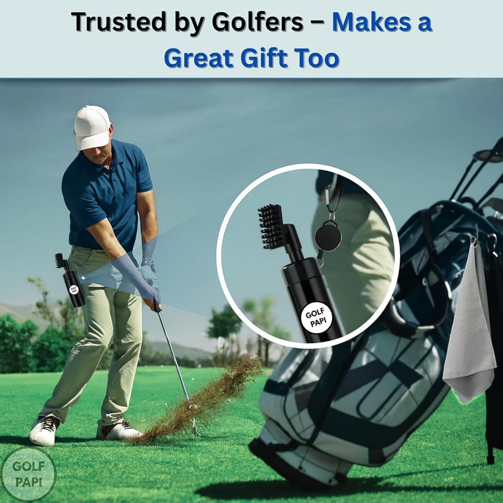 Golf Club Cleaner Brush Kit – Green