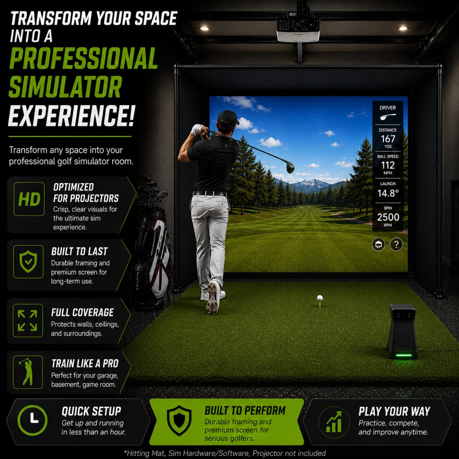 Simulator Enclosure - 10' x 8' x 5'