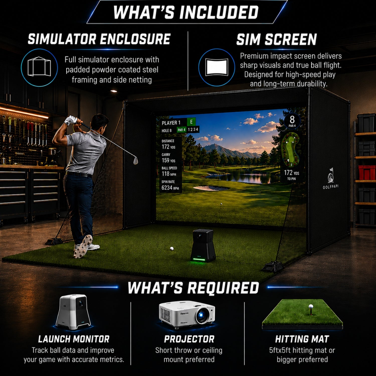 Simulator Enclosure - 10' x 8' x 5'