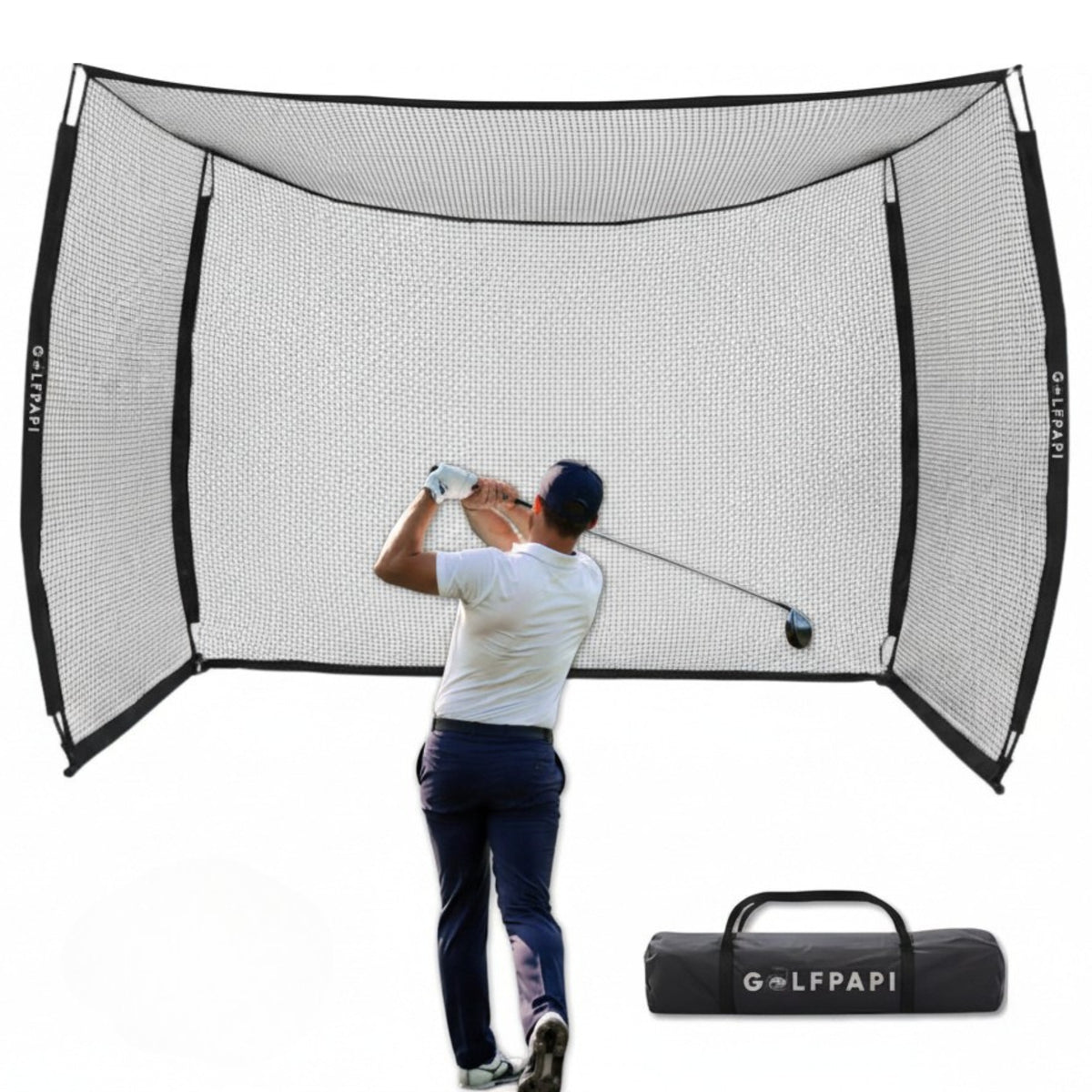Papi Simulator Mobile Simulator Net – 10ft w/o Impact Screen – GOLF PAPI